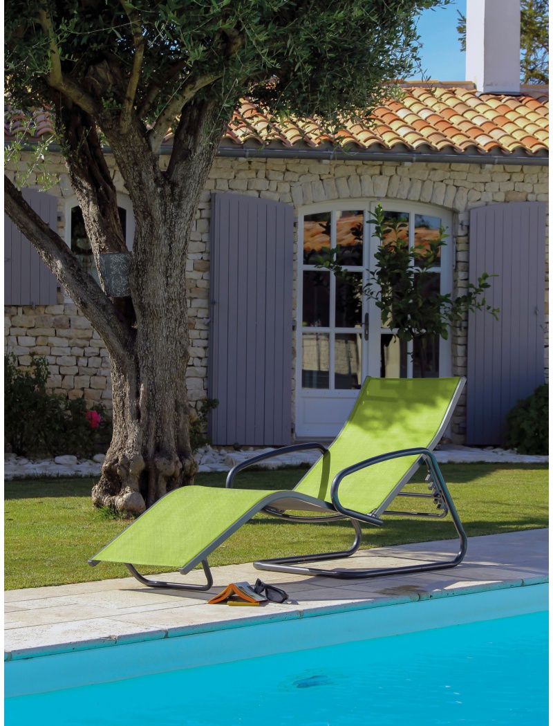 Proloisirs Relax Louma Gris / vert mousse